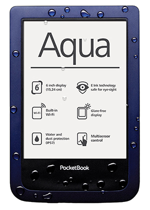 Первый в мире влагостойкий ридер PocketBook Aqua