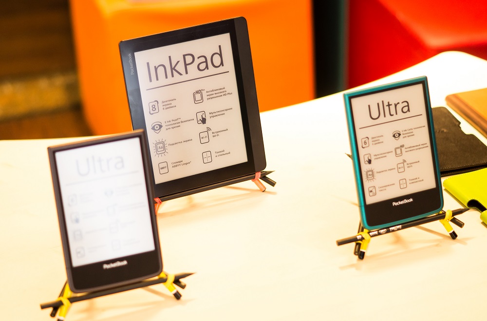 PocketBook показала 3 новых инновационных ридера — Aqua, Ultra и InkPad