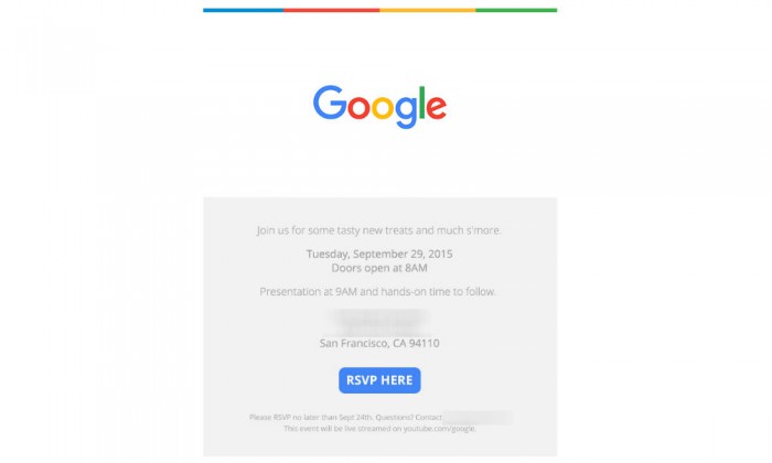 29 сентября в Сан-Франциско Google проведет свое мероприятие