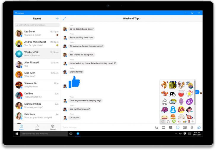 Официальные Instagram, Facebook и Messenger вышли для Windows 10