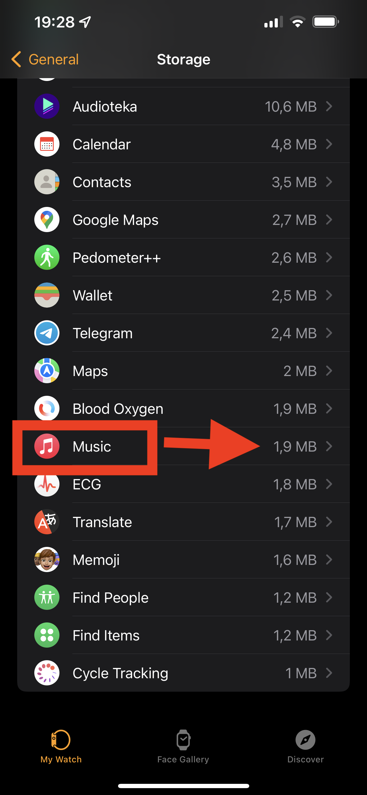 How to remove music on store apple watch