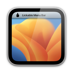 ‎Lickable Menu Bar