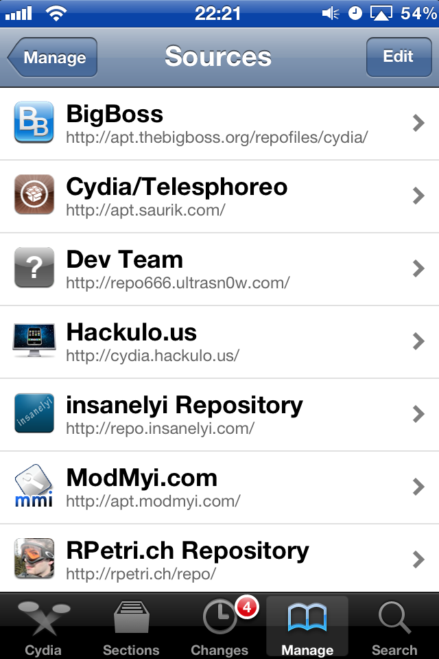 [iOS] Cydia – магазин полезных приложений и твиков