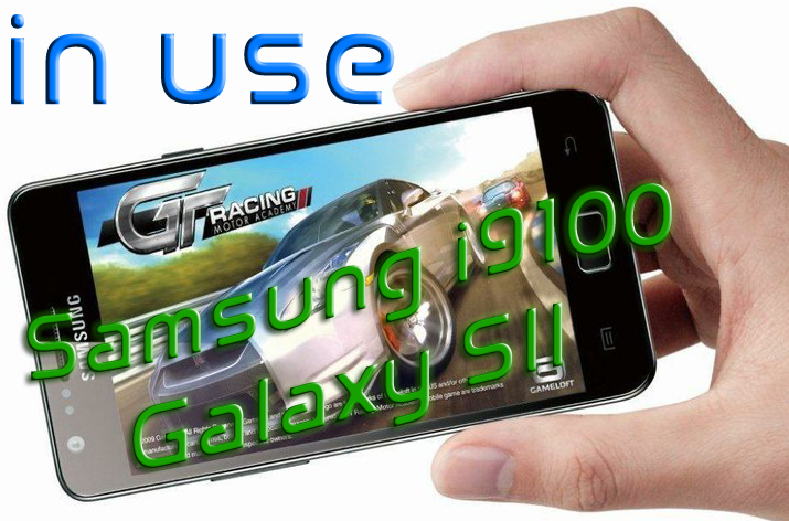 In use Samsung i9100 Galaxy S II
