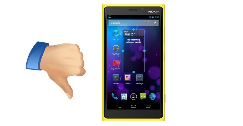 [Песочница] 6 причин, почему Android чужд Nokia