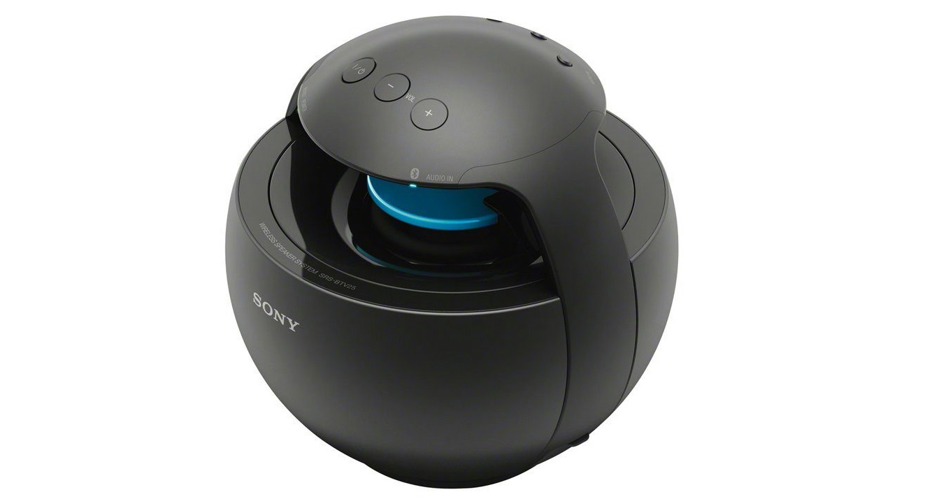 [Видео] Портативная колонка Sony SRS-BTV25 — звучащее шарообразное