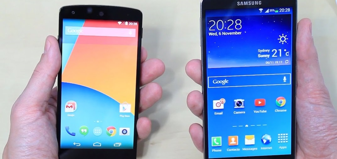 Переход с Note 3 на Nexus 5 — даунгрейд?