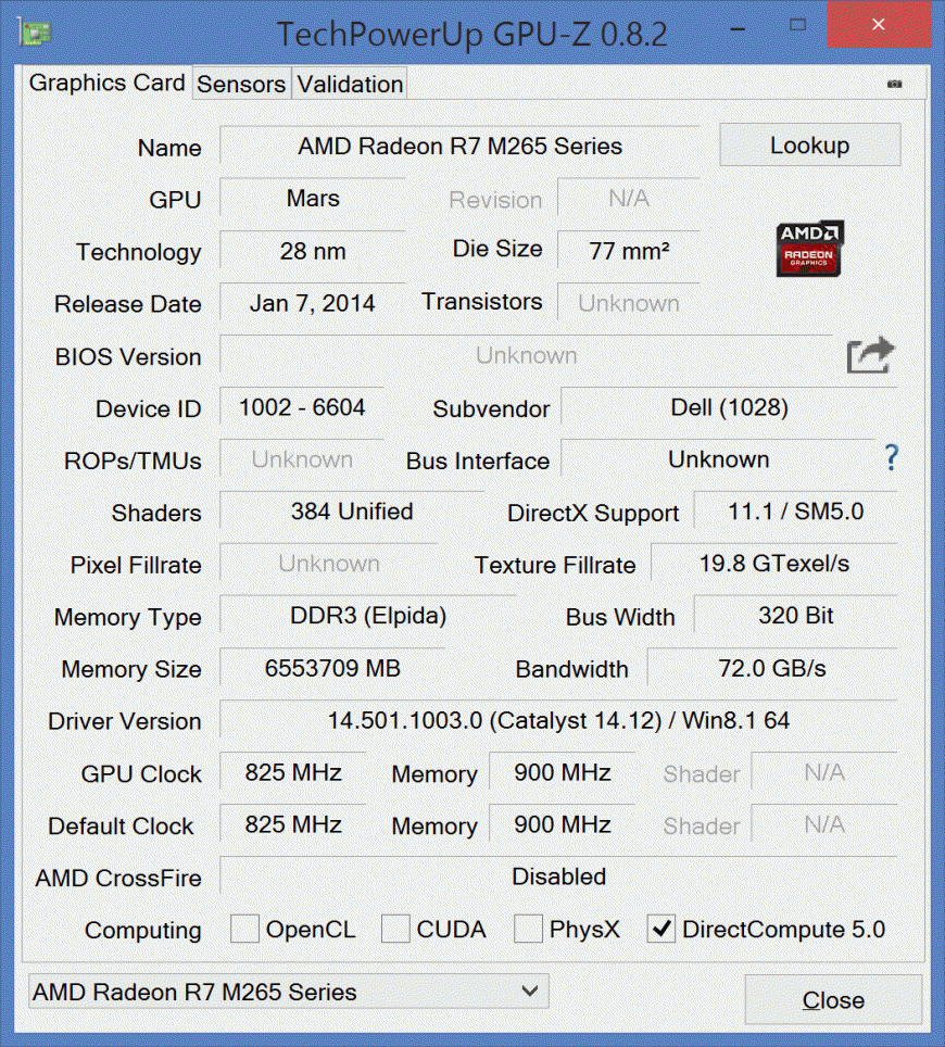 Amd radeon m330 характеристики