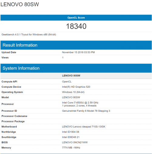 Lenovo ideapad 710s