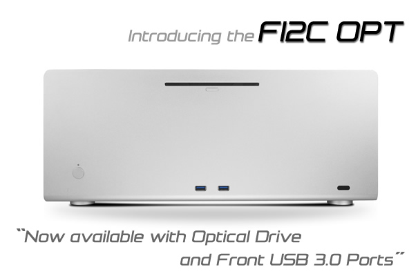 Streacom הודיעה על עדכון למקרה שלה עבור HTPC - F12C Optical