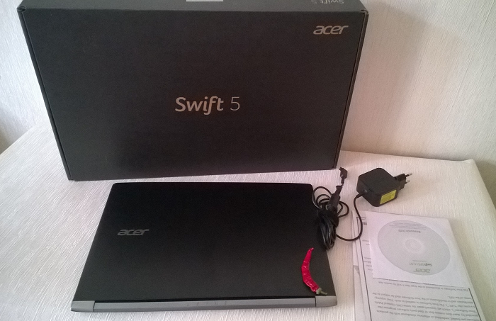 Ultrabook sharhi Acer Swift 5: engil, nozik, deyarli mukammal