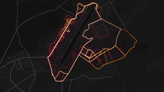 Приложение Strava показало карты военных баз и маршруты военнослужащих