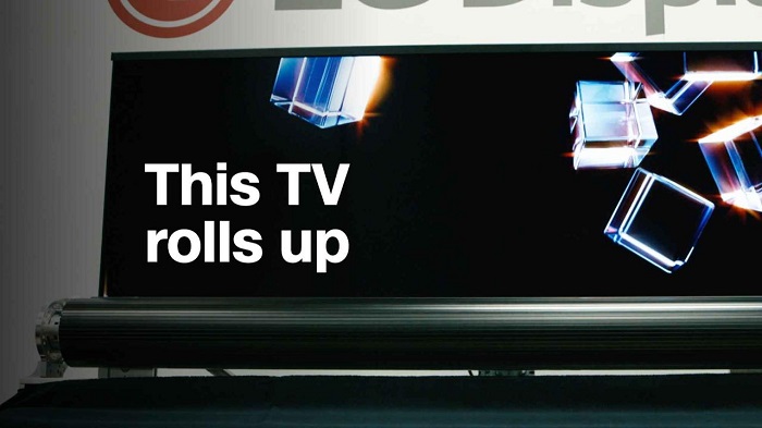 65-дюймовий OLED-телевізор від LG, що скручується в рулон та ховається в підставку