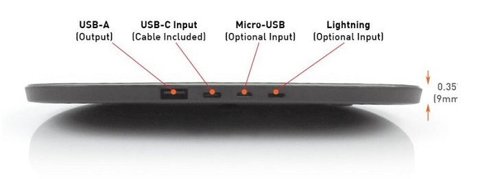 Le premier chargeur sans fil Qi avec connecteur Apple Foudre