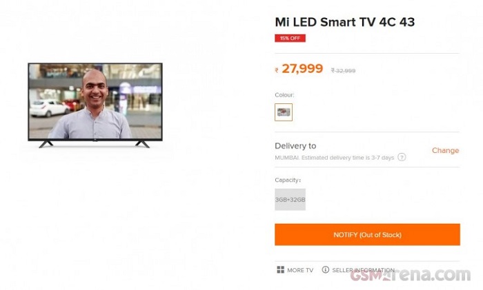 Xiaomi Mi LED Smart TV 4C