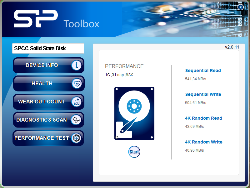 Alimentation en silicium V85 SSD 480 Go 19