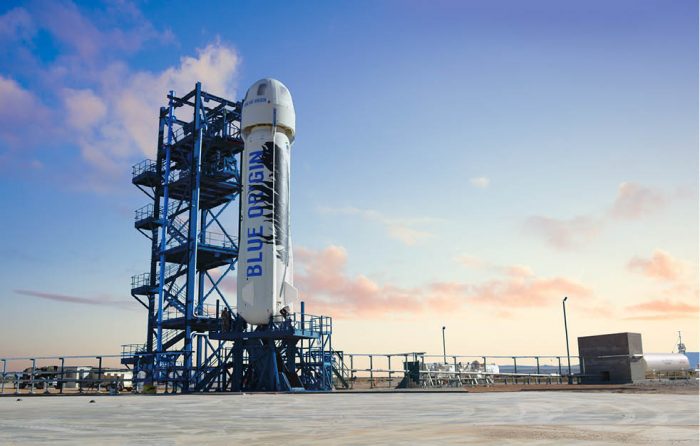 Blue Origin landede med succes sin ottende New Shepard-raket