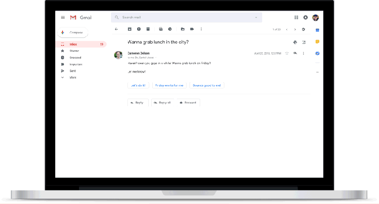 Новый Gmail уже доступен для всех пользователей
