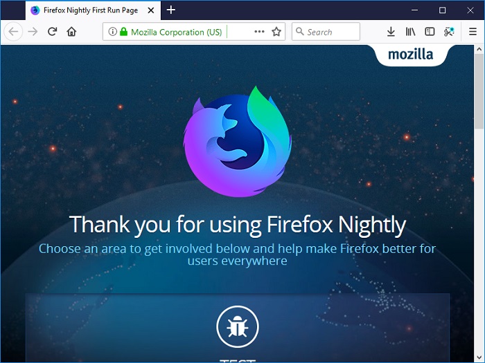Ads in Mozilla