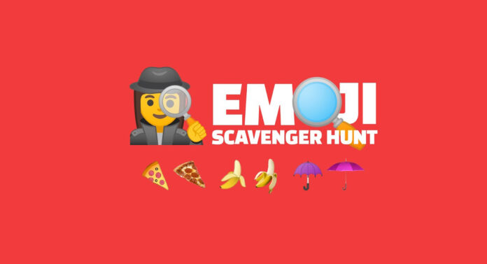 emoji scavenger hunt