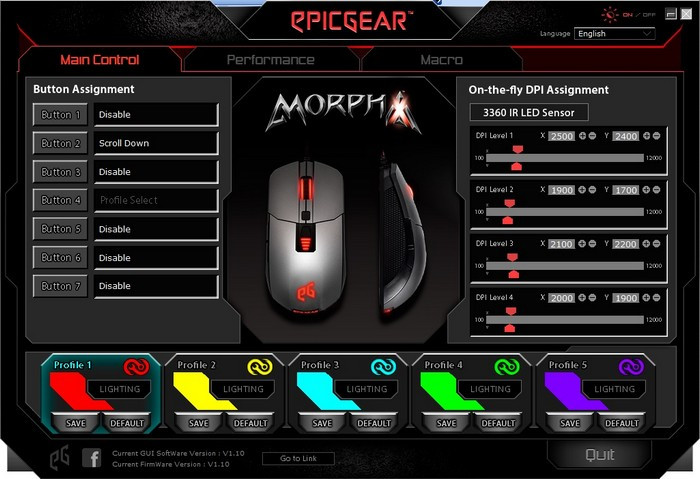 EpicGear Morpha X — обзор необычной мышки со сменным корпусом, сенсором и свичами