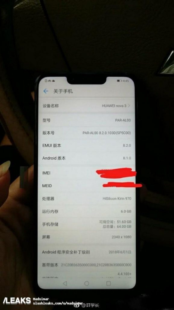 Huawei 新星3