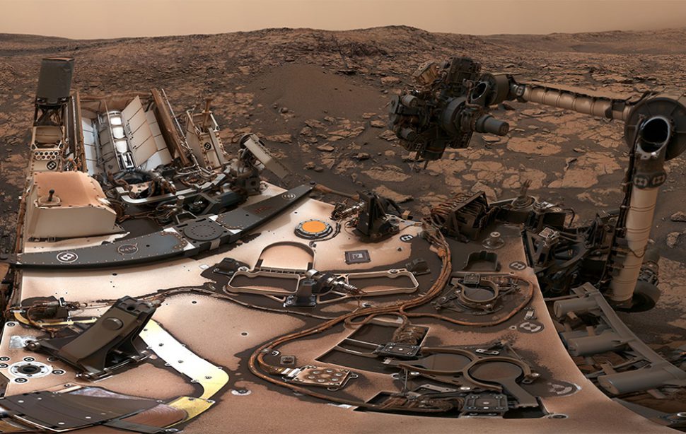 NASA Rover Curiosity Mars rocks