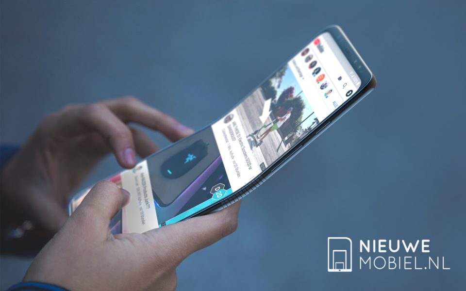 Samsung Foldable Phone, сгибаемый смартфон