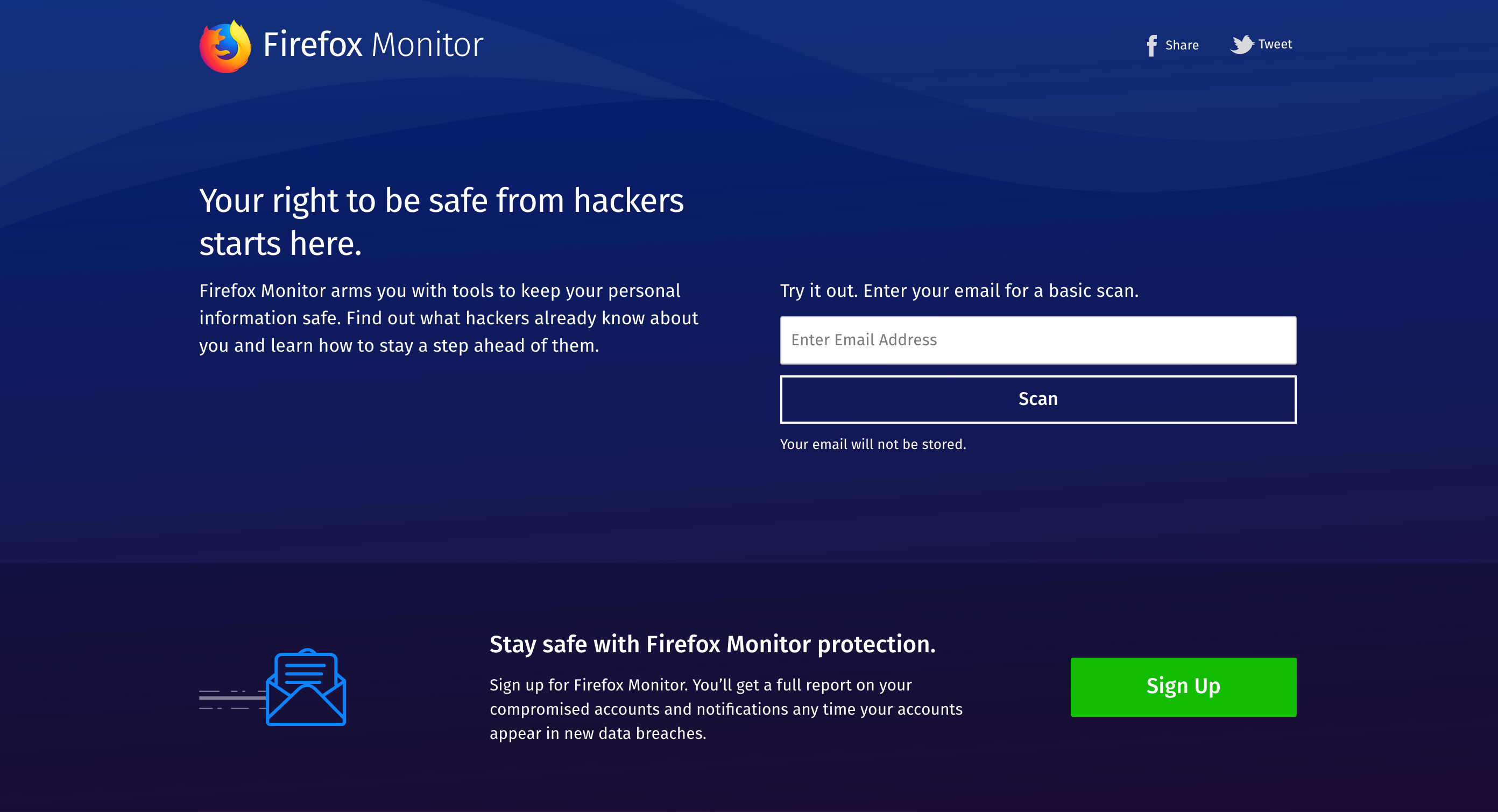 Mozilla Firefox Monitor