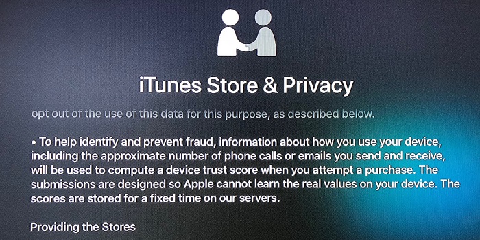 iTunes Store and Privacy