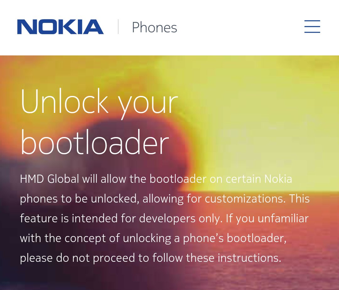 Nokia разблокировала загрузчик Nokia 8