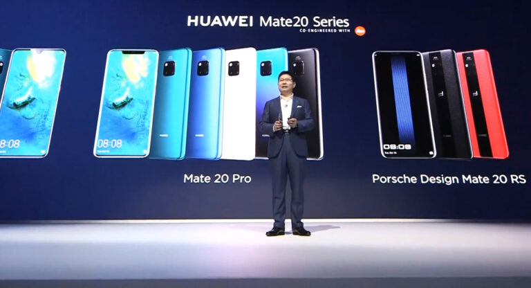 Huawei Mate 20, Mate 20 Pro, Mate 20 Porsche Design RS and Mate 20X presentation report