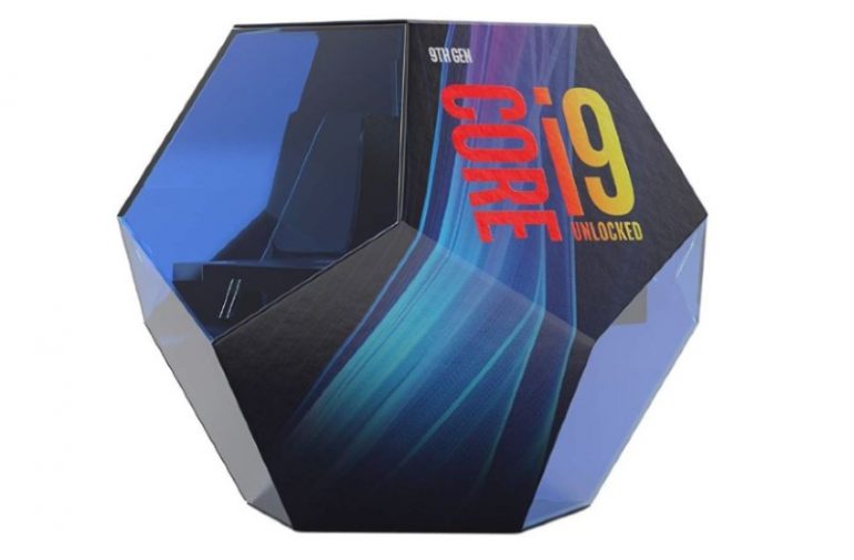 Intel Core i9 9900K doboz
