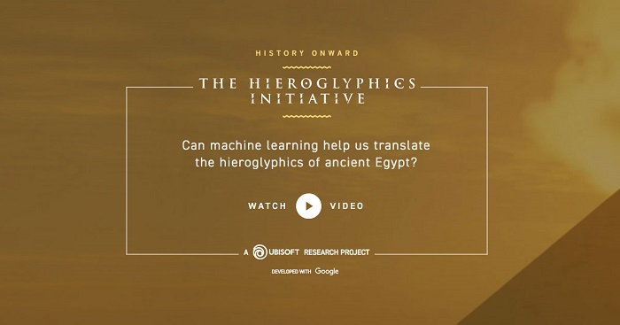 Translator of egyptian hieroglyphs