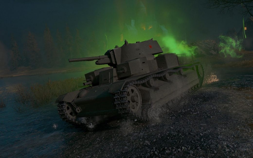 World of Tanks dark front
