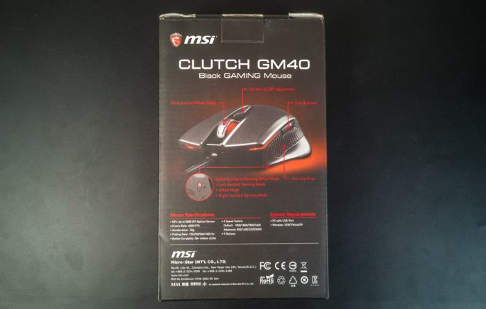 MSI Clutch GM40