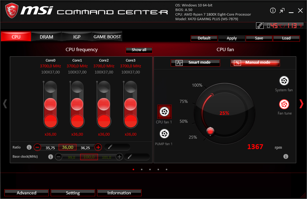 B450 tomahawk max драйвер. MSI Dragon Center CPU Frequency. Ryzen 7 скорость вращения кулера. ASUS Prime x370-Pro Ryzen 7 3700x биос Вольтаж напряжение. Скорость вентилятора АМД Ryzen.