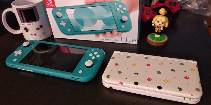 Nintendo Switch Lite sammenlignet med 3DS XL