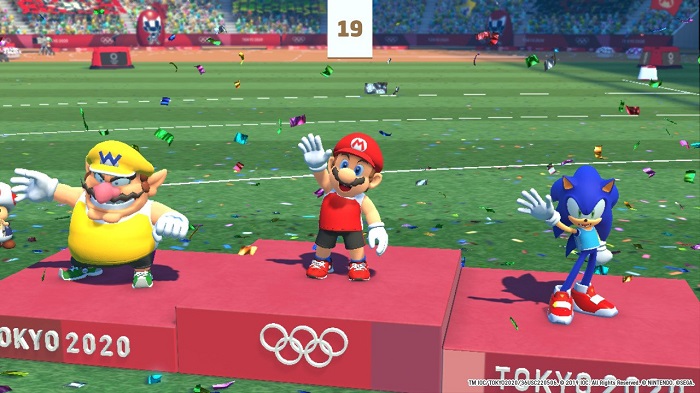 Марио и Соник на Олимпийских играх 2020 в Токио
