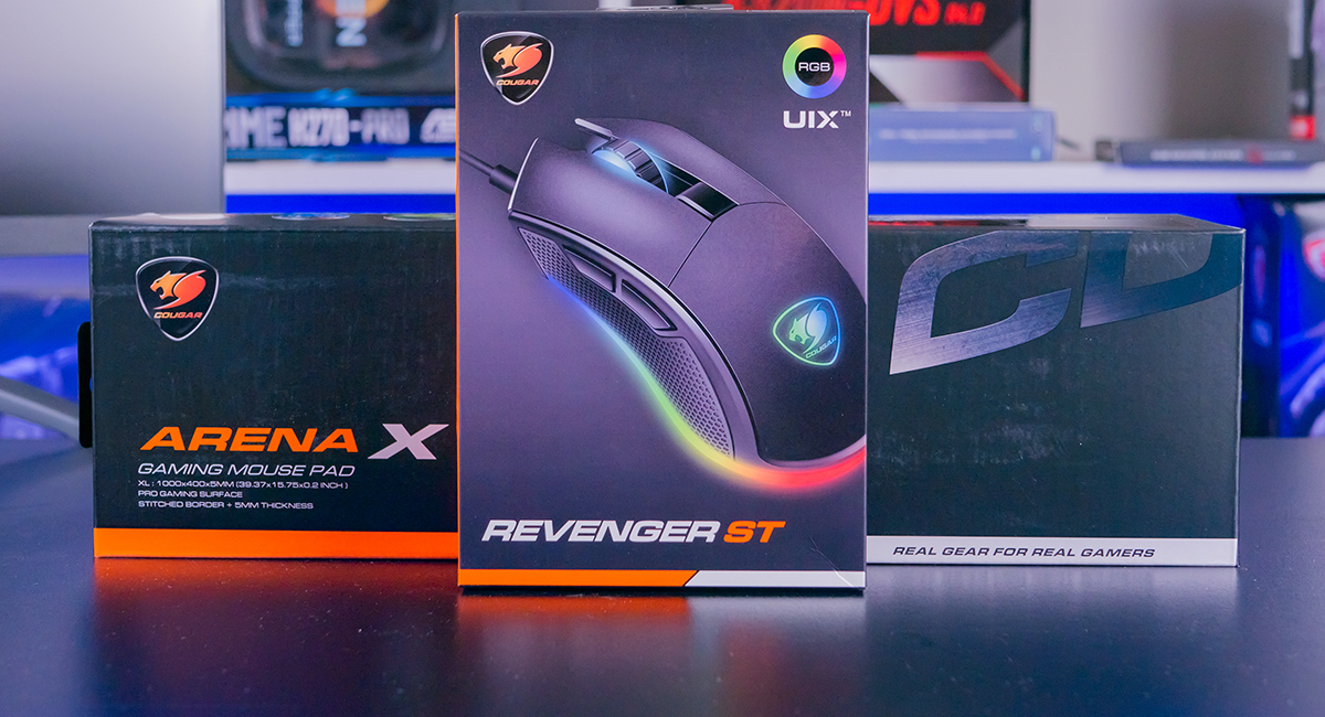 Cougar Revenger ST и коврик Arena X