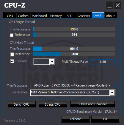 AMD Ryzen 5 Pro 3500U
