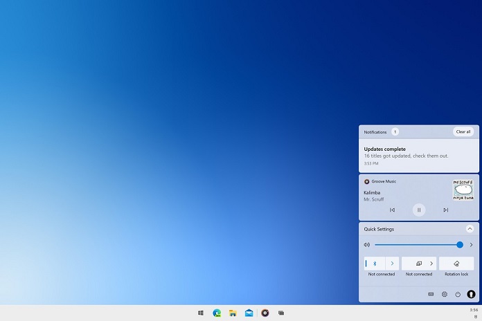 Windows 10X 的外觀
