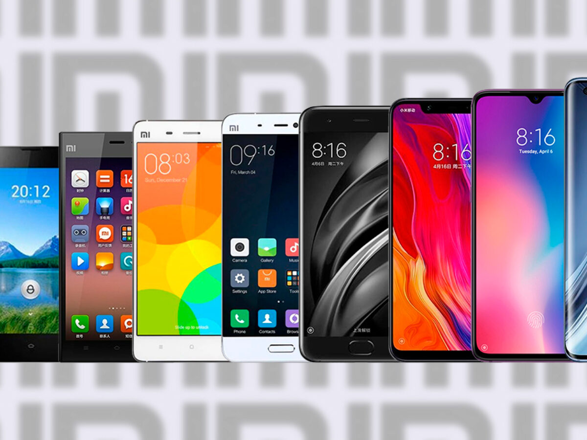 Xiaomi flagship evolution — All smartphones in the Mi lineup