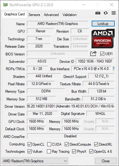 ASUS TUF Oyun A17