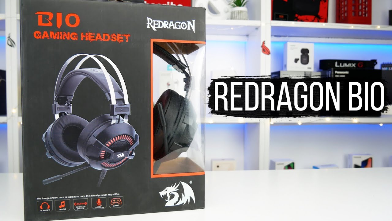 Огляд Redragon Bio - Ігрові навушники з вібрацією
