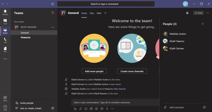 Working at home: Creating and managing groups in Microsoft Teams