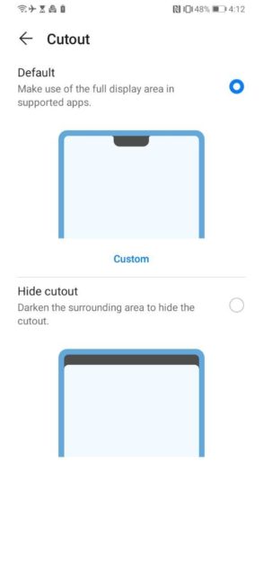 Display Setting Huawei Y6p