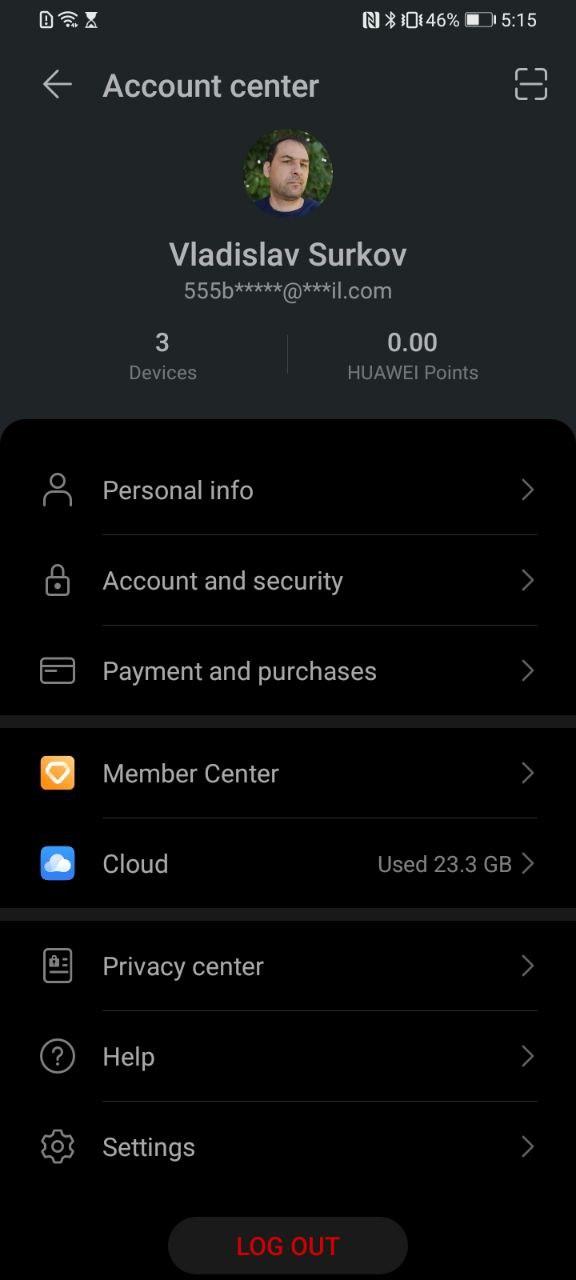 EMUI Huawei Y6p