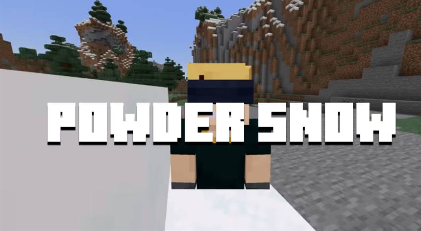 Minecraft PE 1.17.10, 1.17.20 & 1.17.30 - Powder Snow