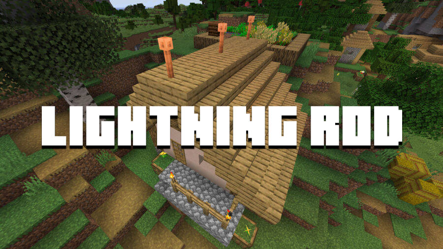 Minecraft PE 1.17 - Lightning rod